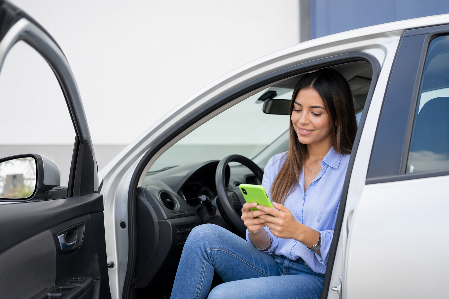 Persona comprando SOAT de carro desde su celular