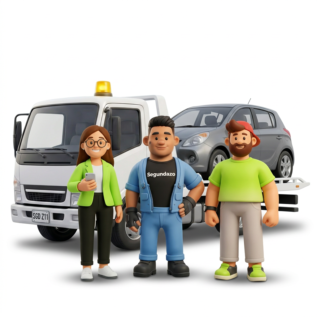 Grúas Colombia servicio de asistencia vial para carro y moto con Segundazo