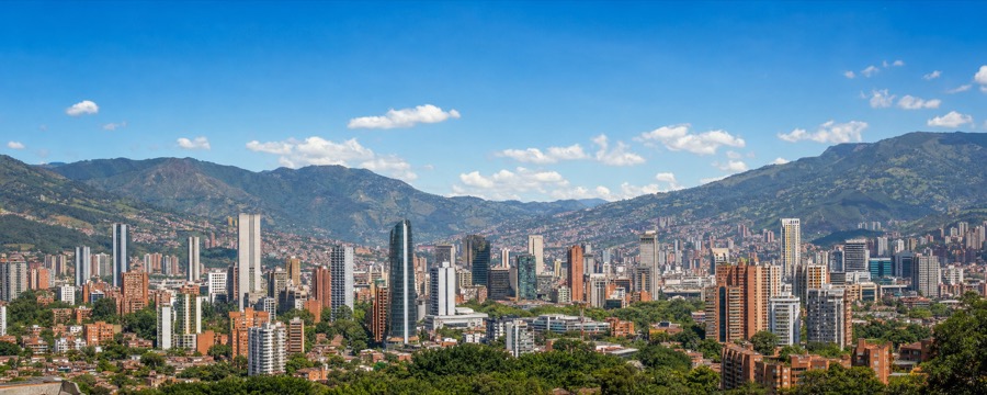 Skyline de Medellín, Colombia