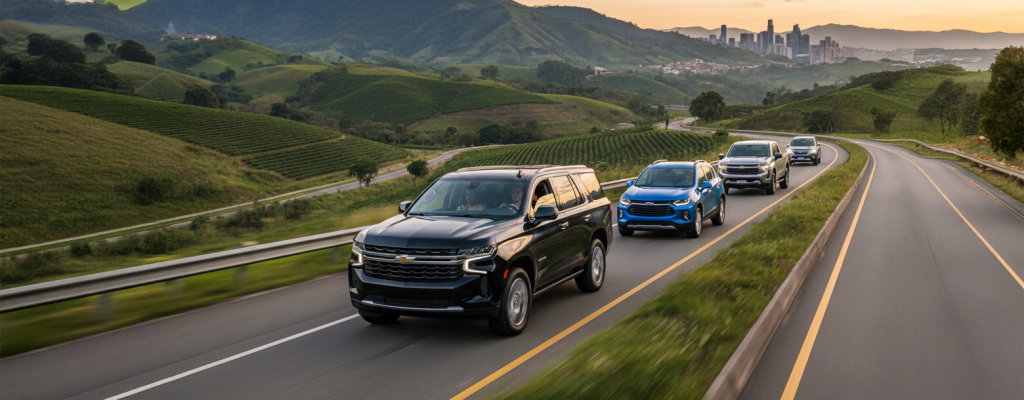 Modelos de camionetas Chevrolet disponibles en Colombia