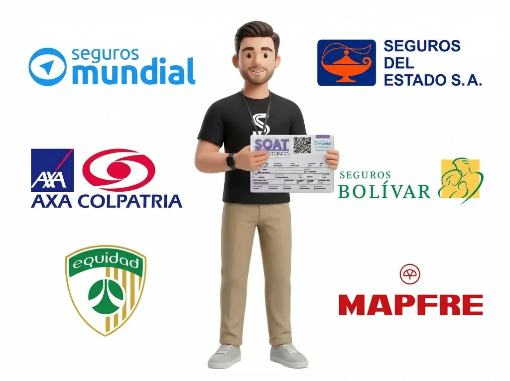 companias de seguro que ofrecen el SOAT en Colombia