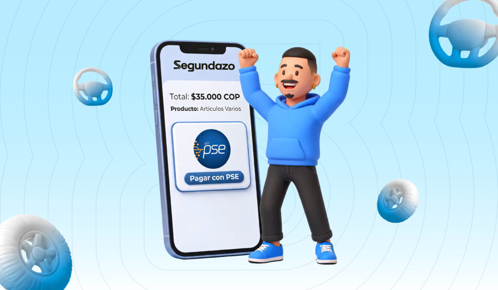 Pagos con PSE ahora disponibles en Segundazo para pagar directo desde la cuenta bancaria.