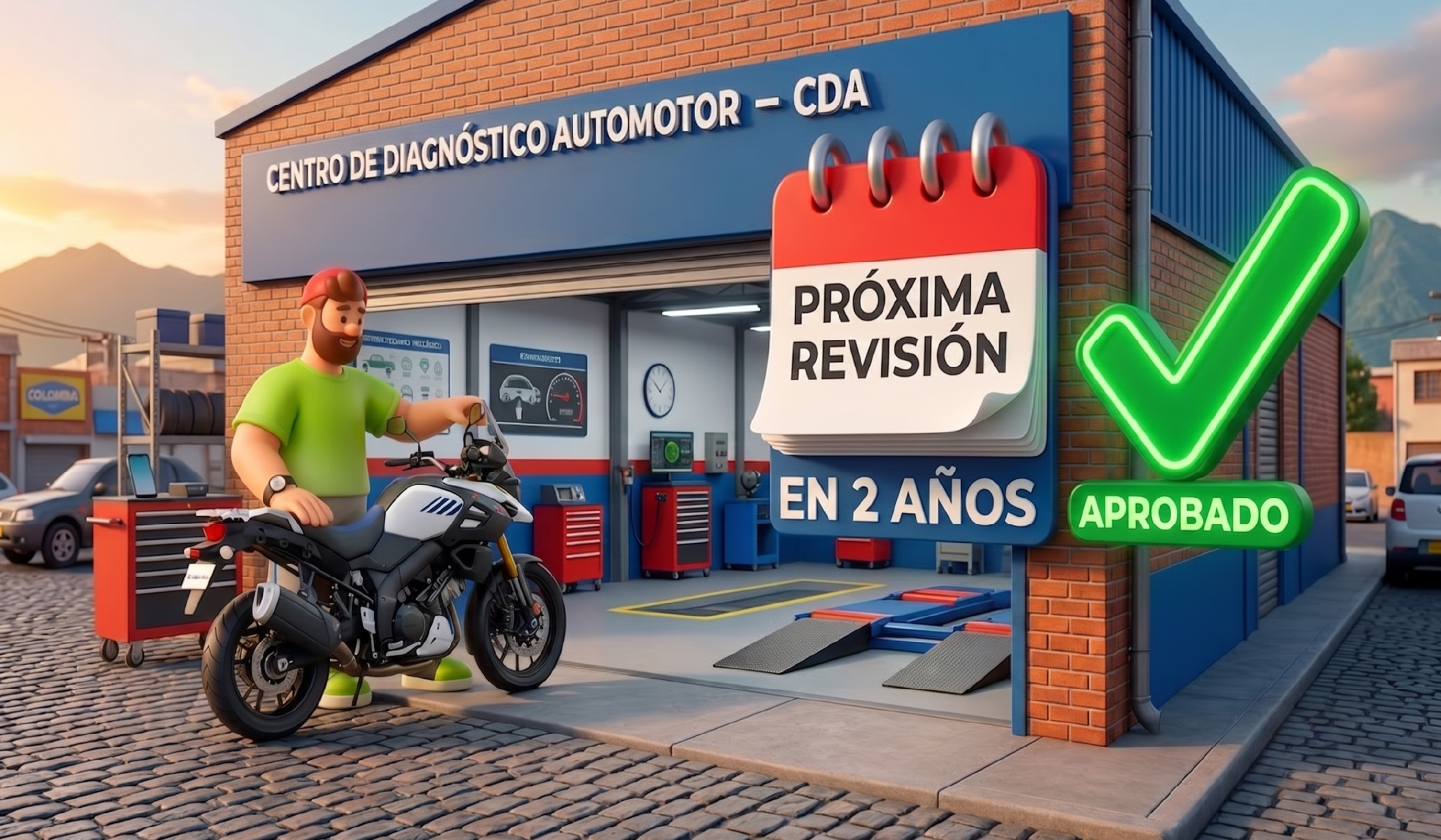 Tecnomecánica para motos en 2026, requisitos, precio y cuándo hacerla en Colombia.