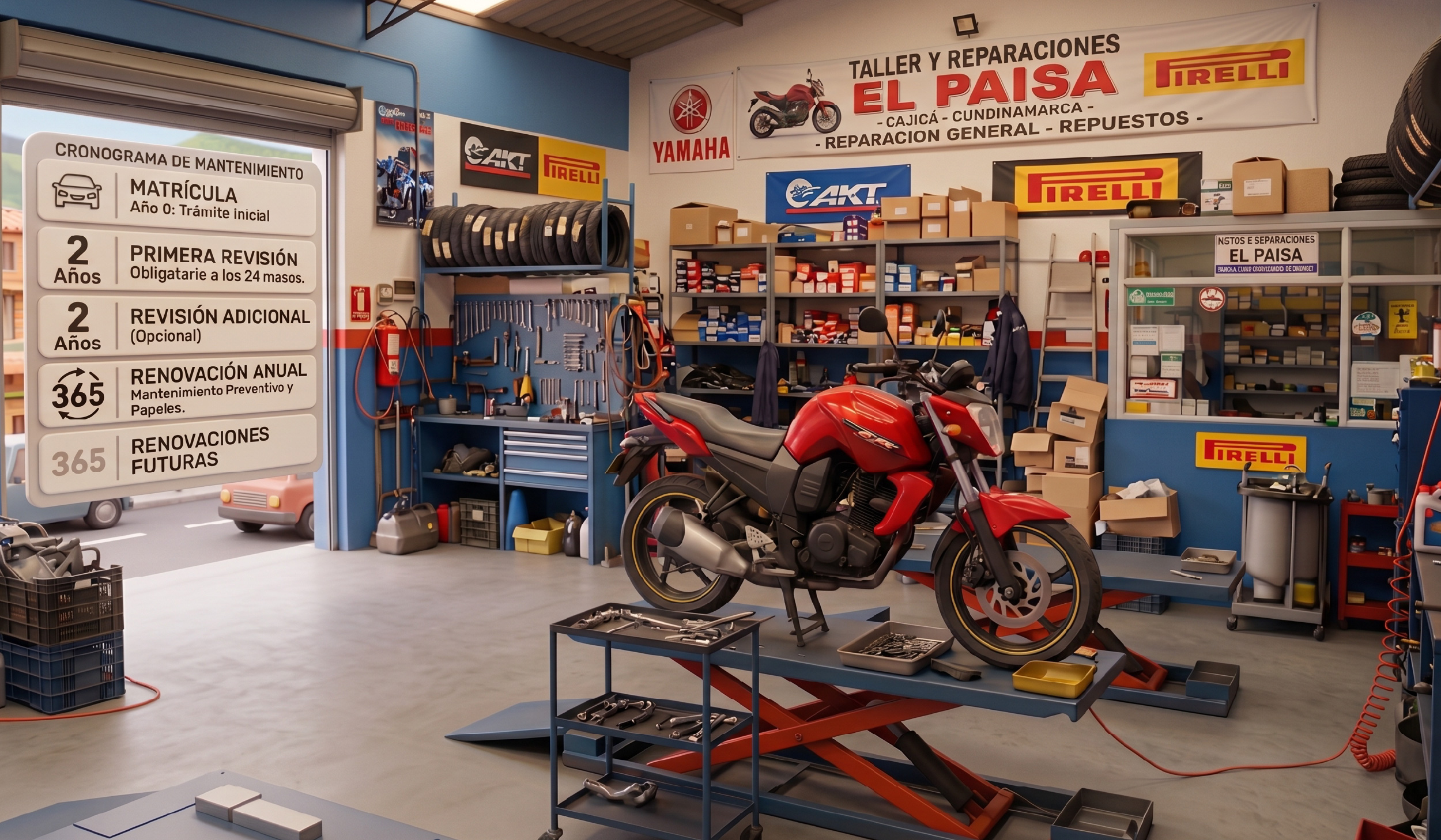 Precio y plazos de la tecnomecánica para motos en 2026 según la antigüedad.