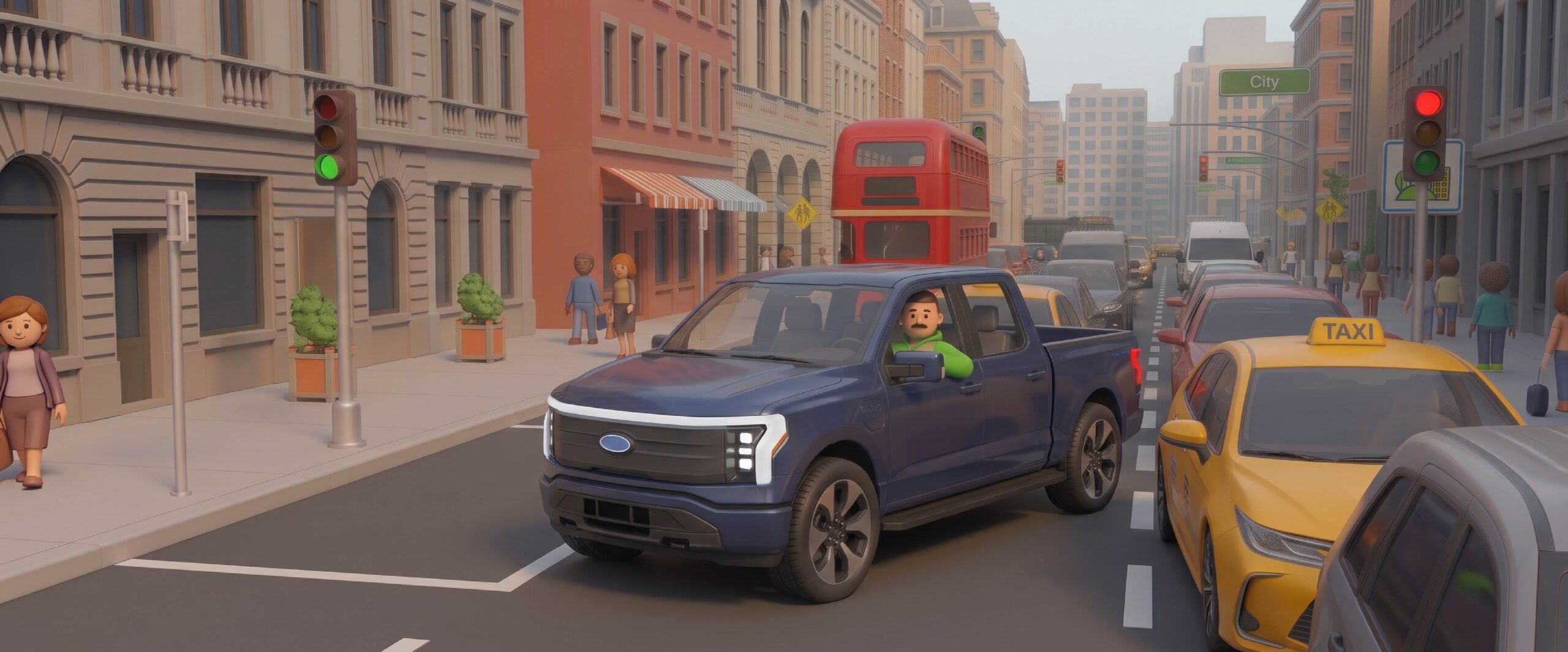  Cómo hacer una prueba urbana a una camioneta pequeña usada.

